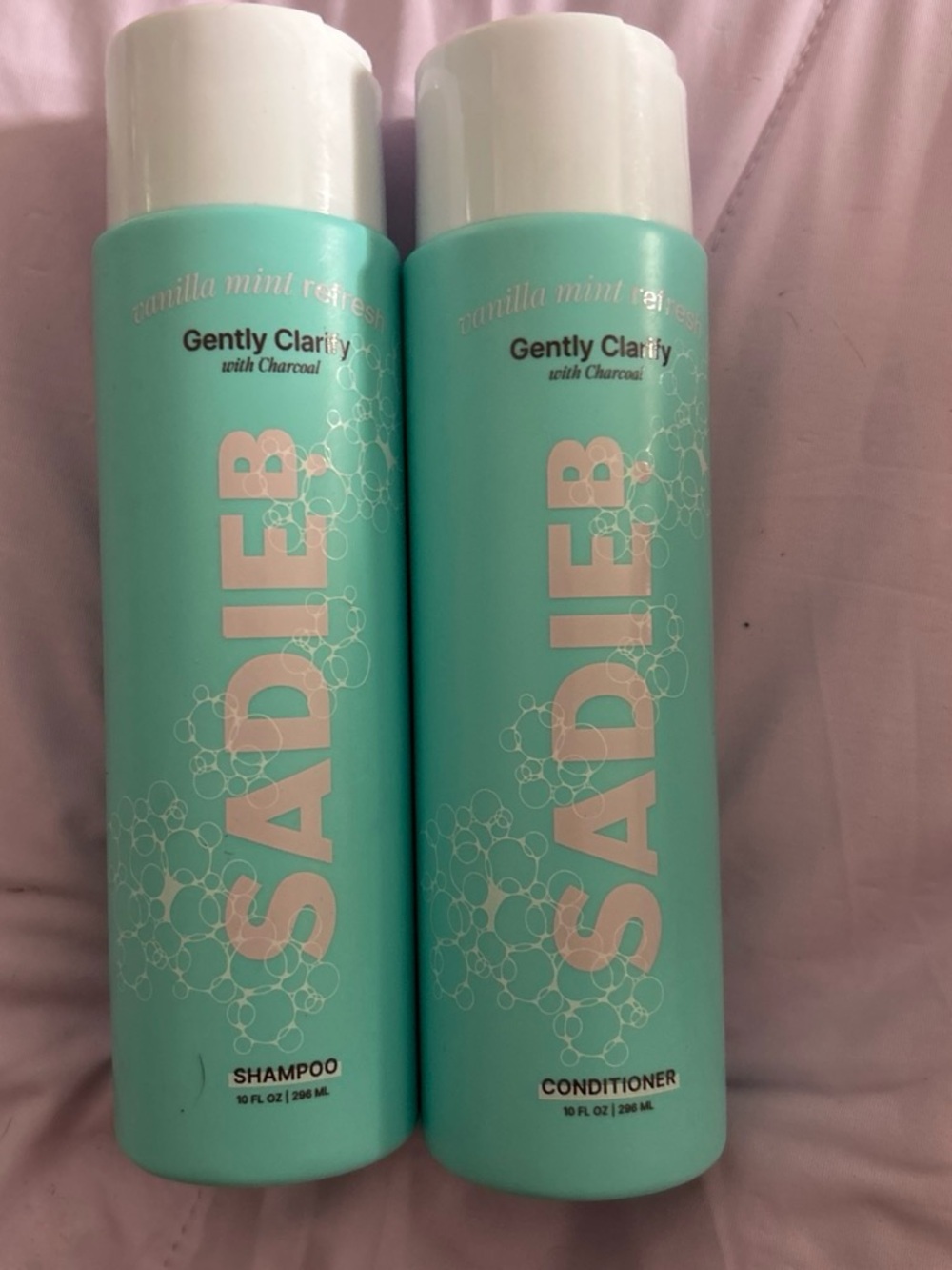 Camilla Mint Refresh Gently Clarifying Shampoo - Mint Green and conditioner